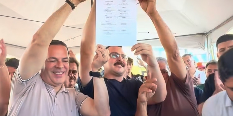 Paranatama: Henrique Góis autoriza construção da Praça Cristo Rei e entrega novos ônibus escolares no Alto da Serra