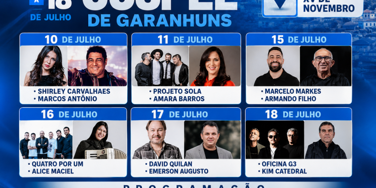 Garanhuns: Festival de Iverno Gospel terá programação histórica e recebe aprovação da comunidade evangélica