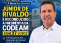Júnior de Rivaldo é reconduzido à presidência da CODEAM com 27 votos